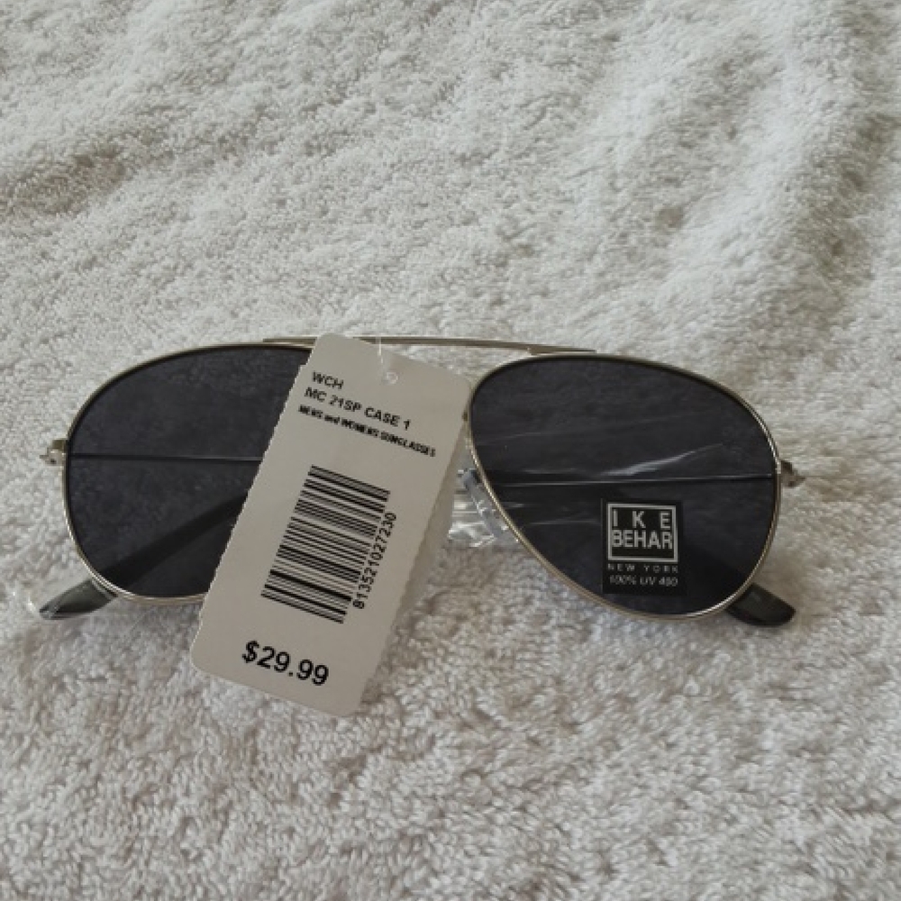 Ike Behar New York 100% UV 400 Men And Womens Silver Color Frames